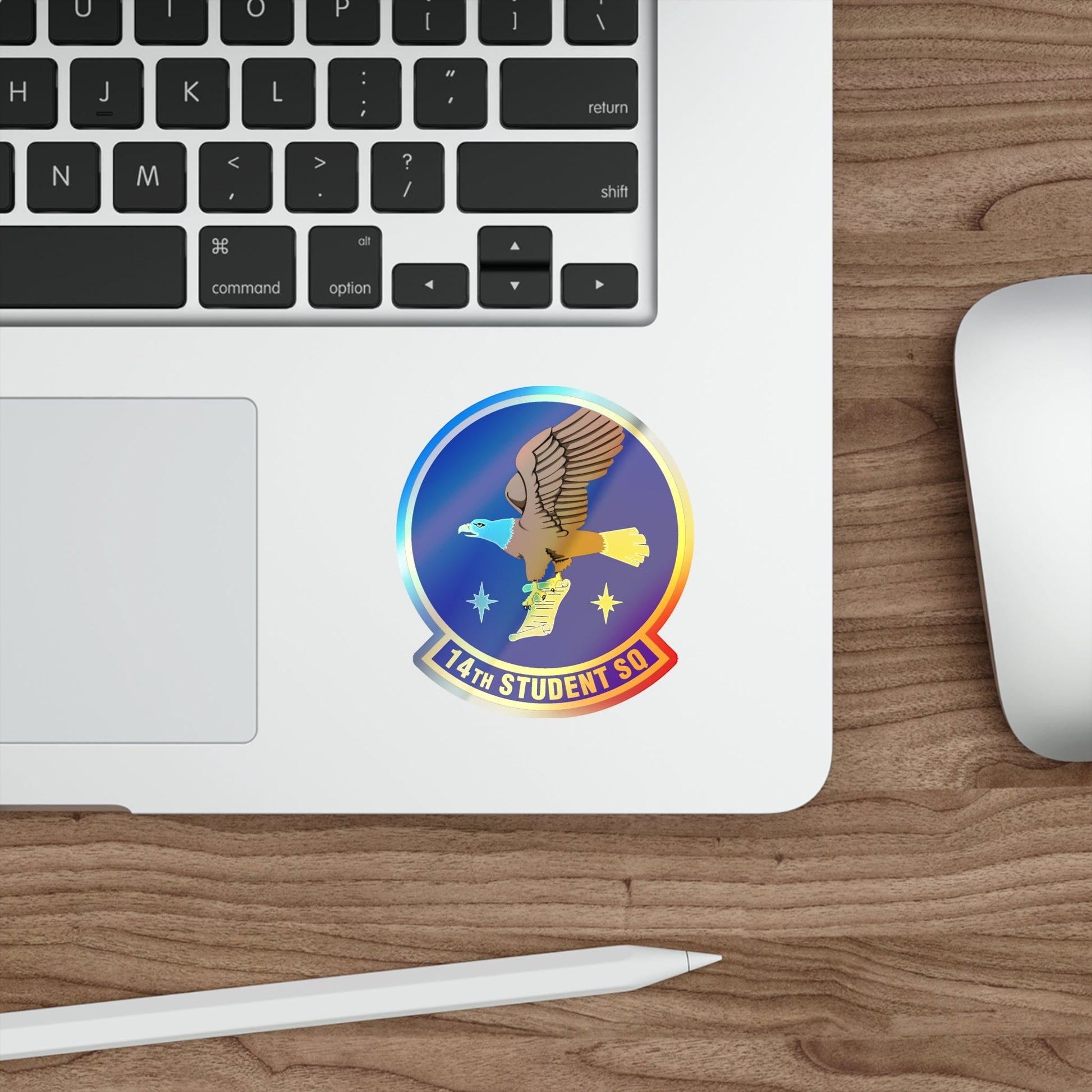 14th Student Squadron (U.S. Air Force) Holographic STICKER Die-Cut Vinyl Decal-The Sticker Space