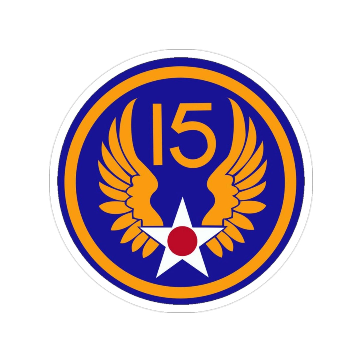 15 Air Force (U.S. Army) Transparent STICKER Die-Cut Vinyl Decal-2 Inch-The Sticker Space