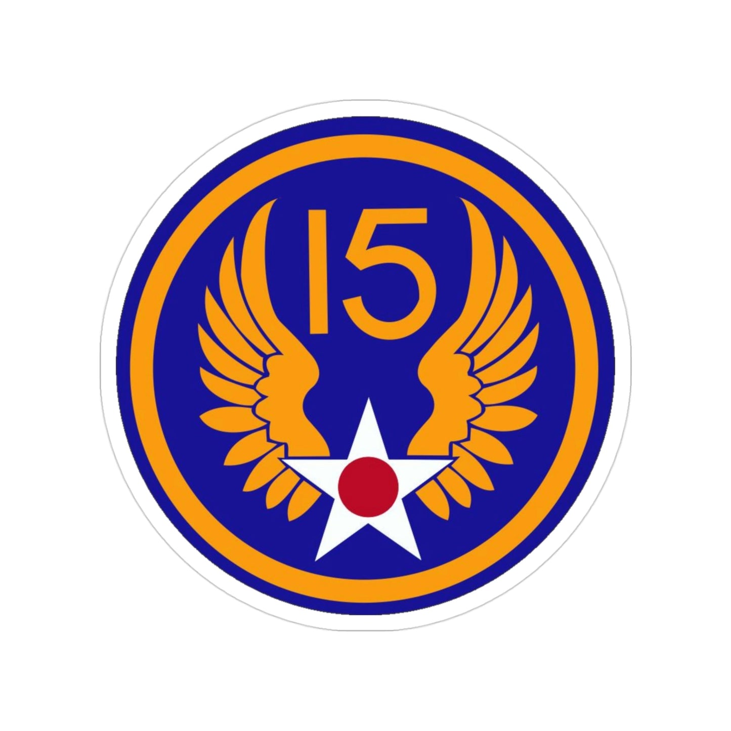 15 Air Force (U.S. Army) Transparent STICKER Die-Cut Vinyl Decal-3 Inch-The Sticker Space