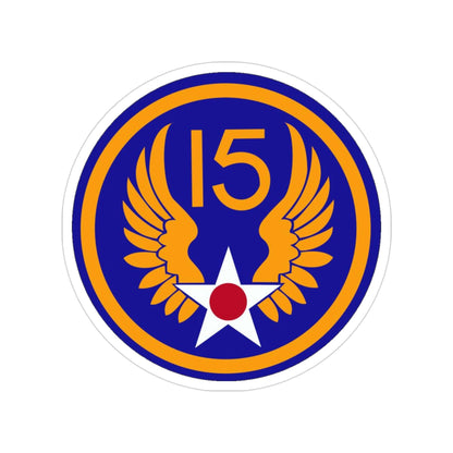 15 Air Force (U.S. Army) Transparent STICKER Die-Cut Vinyl Decal-3 Inch-The Sticker Space