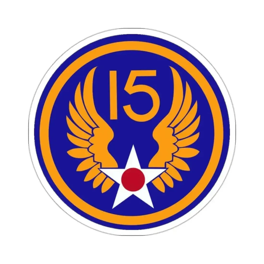 15 Air Force (U.S. Army) STICKER Vinyl Kiss-Cut Decal 2 Inch White - The Sticker Space