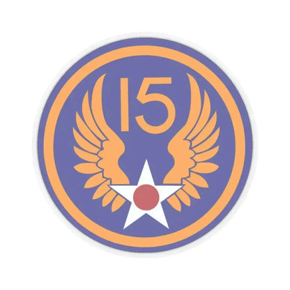15 Air Force (U.S. Army) STICKER Vinyl Kiss-Cut Decal 3 Inch Transparent - The Sticker Space