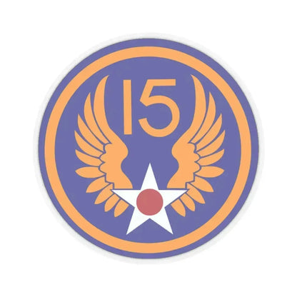 15 Air Force (U.S. Army) STICKER Vinyl Kiss-Cut Decal 4 Inch Transparent - The Sticker Space