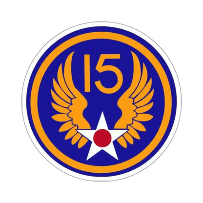 15 Air Force (U.S. Army) STICKER Vinyl Kiss-Cut Decal 4 Inch White - The Sticker Space