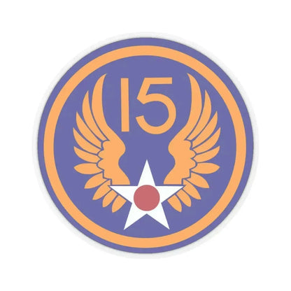 15 Air Force (U.S. Army) STICKER Vinyl Kiss-Cut Decal 6 Inch Transparent - The Sticker Space