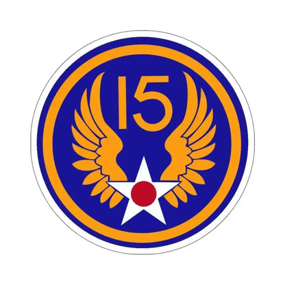 15 Air Force (U.S. Army) STICKER Vinyl Kiss-Cut Decal 6 Inch White - The Sticker Space