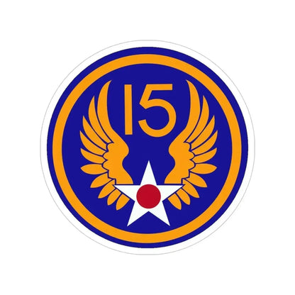 15 Air Force (U.S. Army) Transparent STICKER Die-Cut Vinyl Decal 5 Inch - The Sticker Space