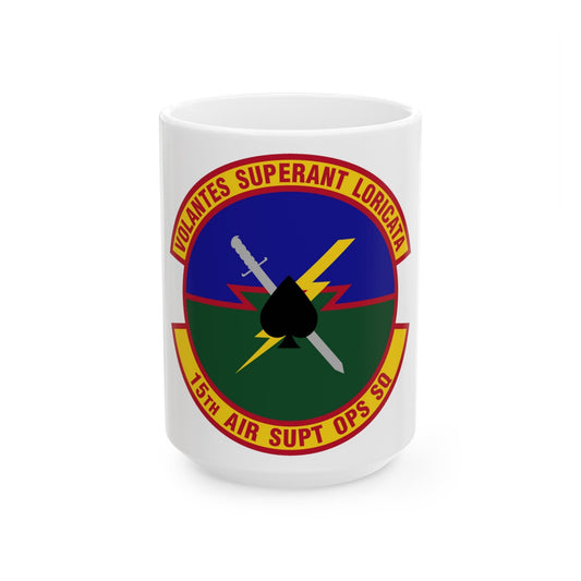 15 Air Support Operations Squadron ACC (U.S. Air Force) White Coffee Mug-15oz-The Sticker Space