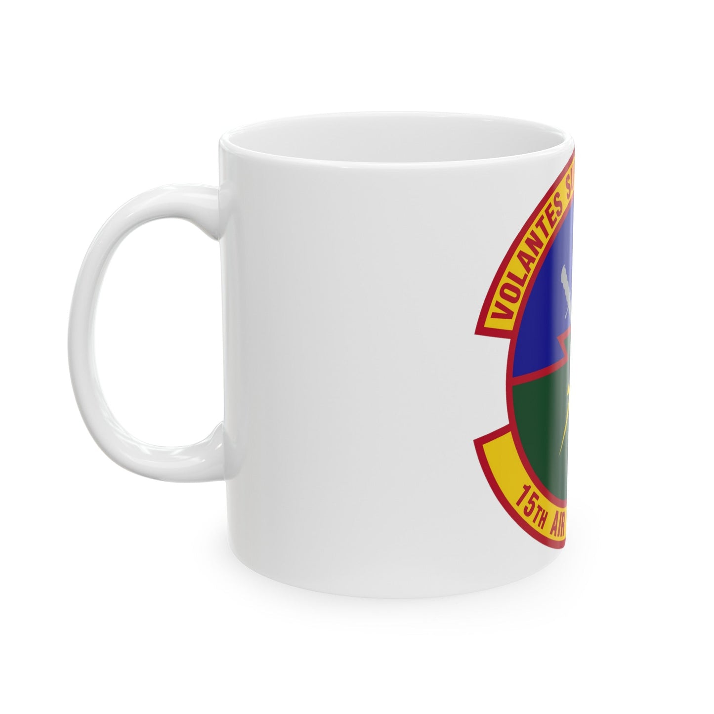 15 Air Support Operations Squadron ACC (U.S. Air Force) White Coffee Mug-The Sticker Space