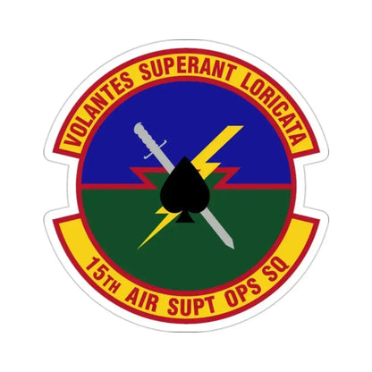 15 Air Support Operations Squadron ACC (U.S. Air Force) STICKER Vinyl Die-Cut Decal 2 Inch - The Sticker Space