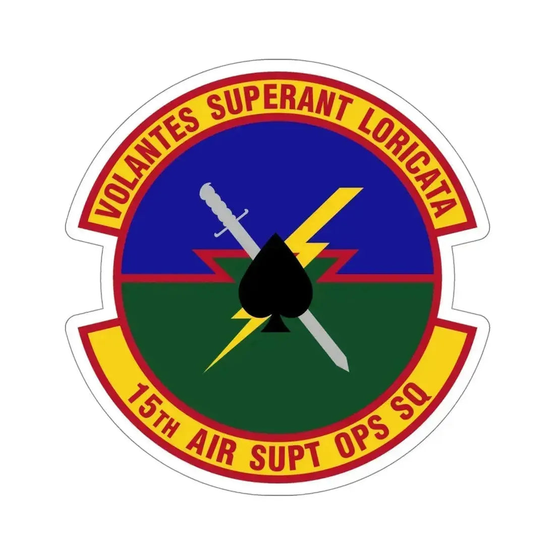 15 Air Support Operations Squadron ACC (U.S. Air Force) STICKER Vinyl Die-Cut Decal 5 Inch - The Sticker Space