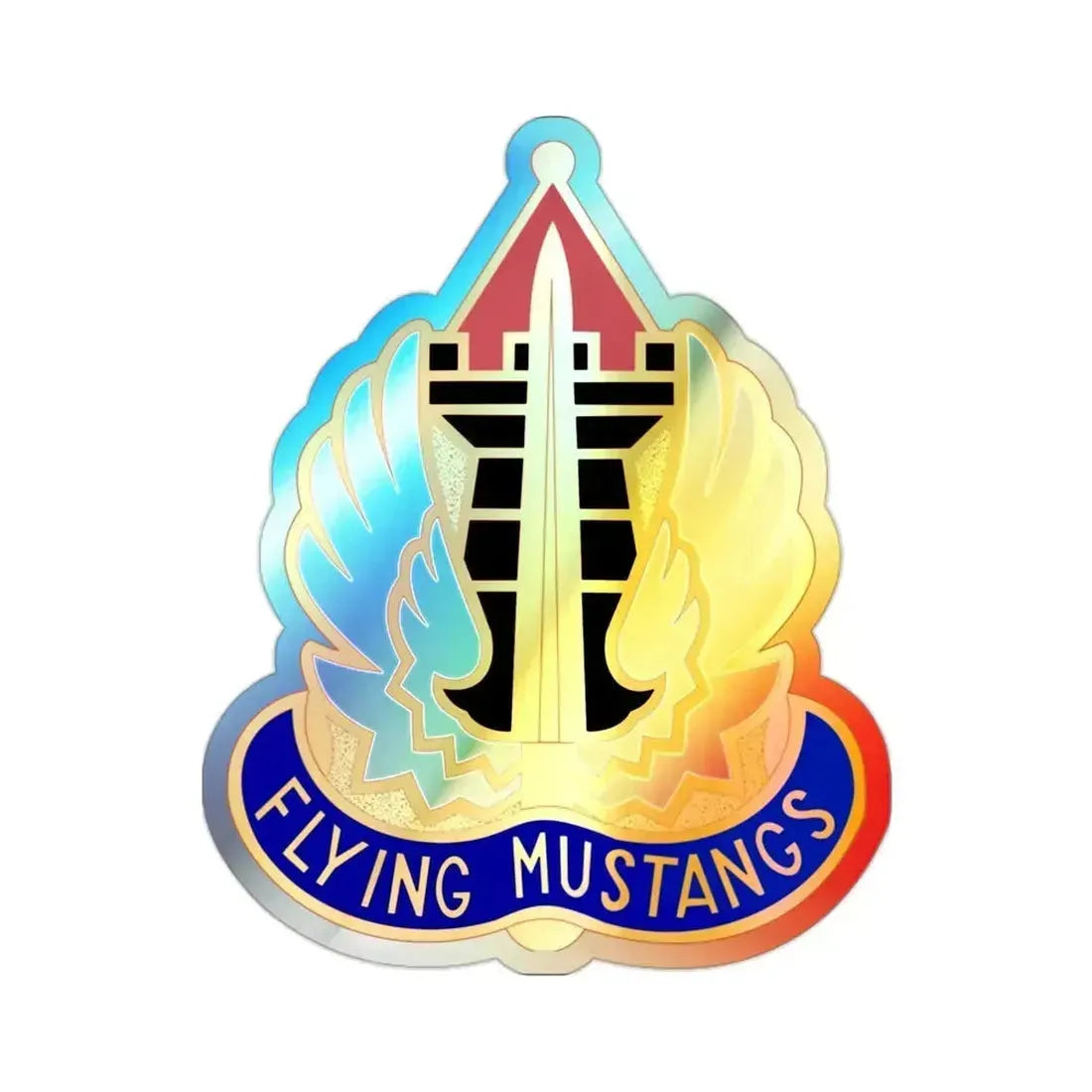 15 Aviation Group (U.S. Army) Holographic STICKER Die-Cut Vinyl Decal 2 Inch Holographic - The Sticker Space