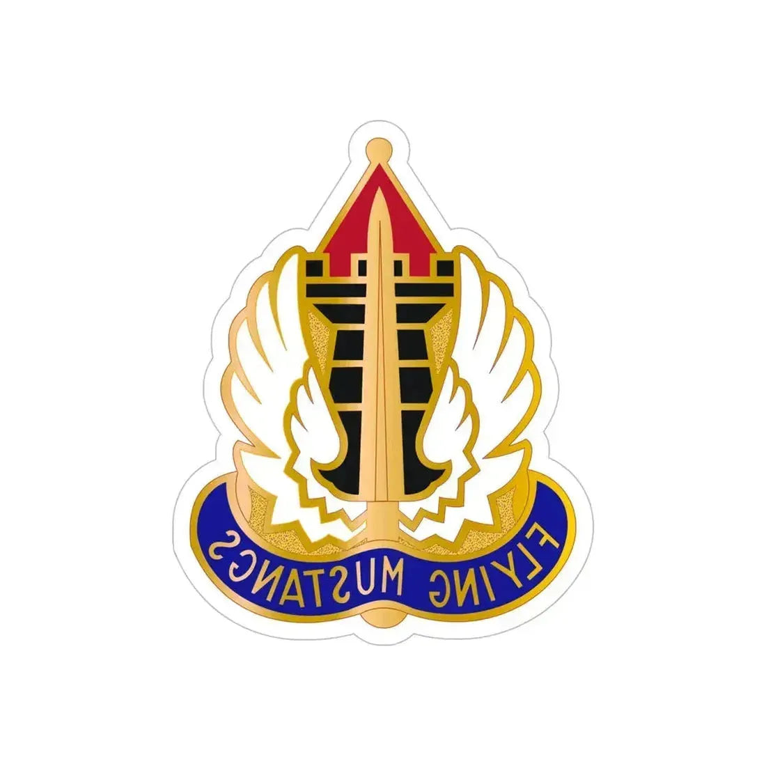 15 Aviation Group (U.S. Army) REVERSE PRINT Transparent Die-Cut STICKER 6 Inch Die-Cut Transparent - The Sticker Space