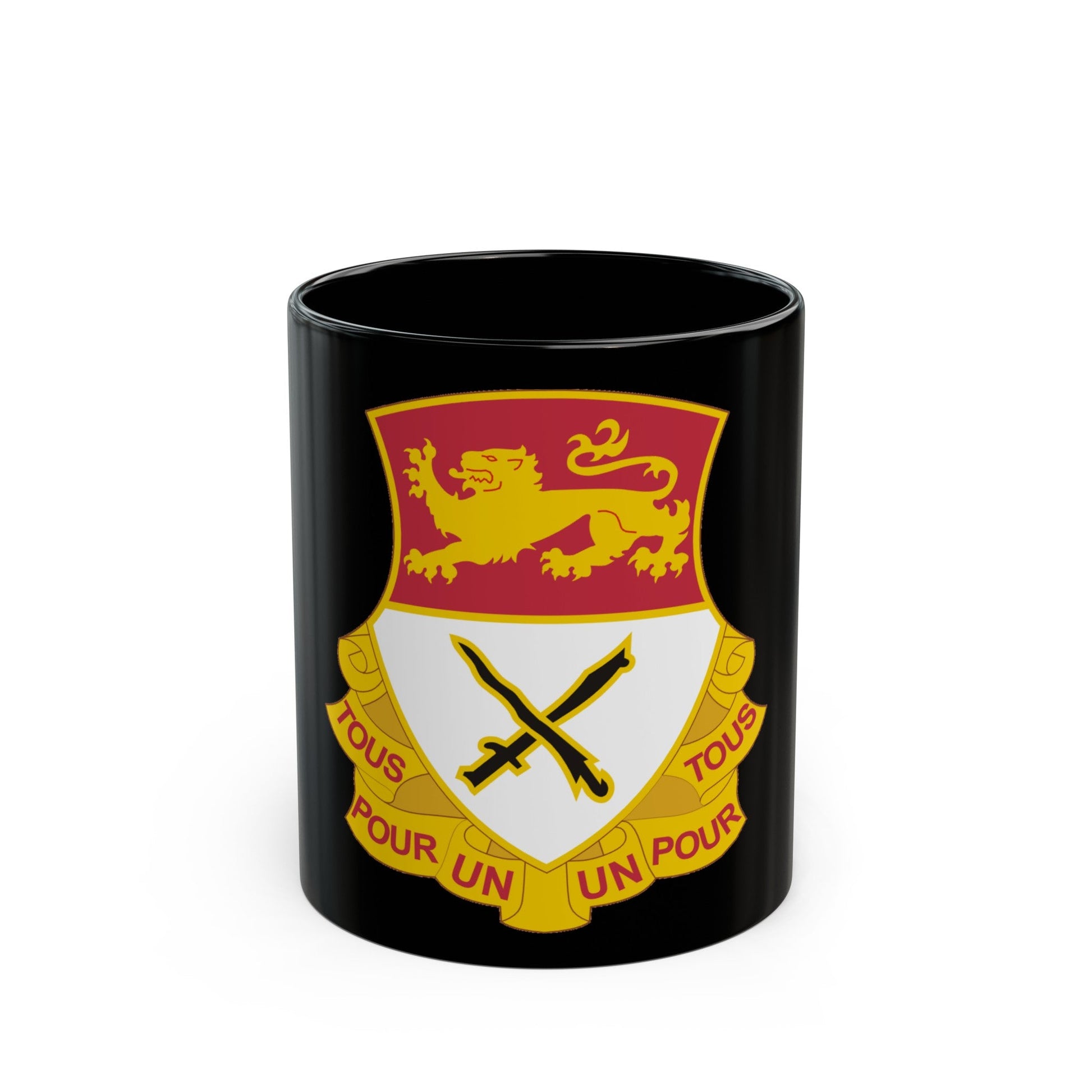 15 Cavalry Regiment (U.S. Army) Black Coffee Mug-11oz-The Sticker Space