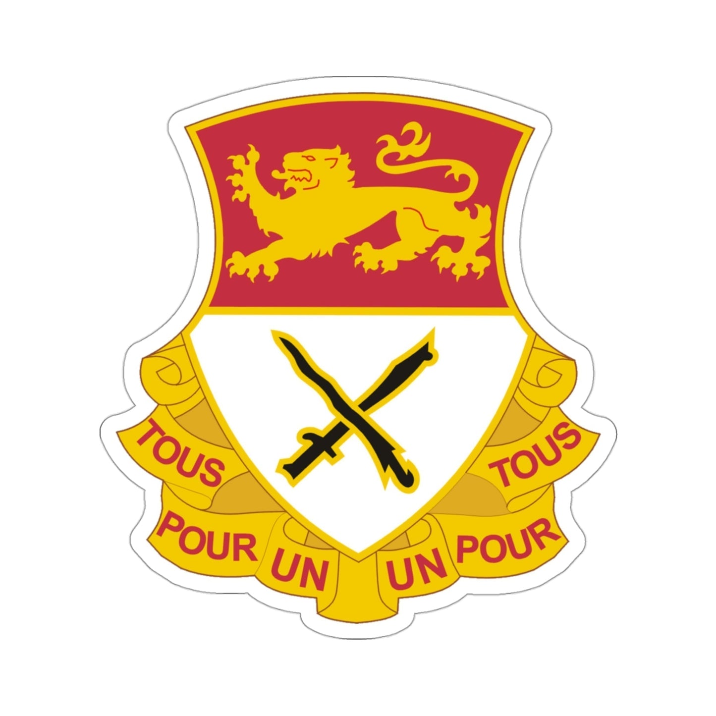 15 Cavalry Regiment (U.S. Army) STICKER Vinyl Die-Cut Decal-3 Inch-The Sticker Space