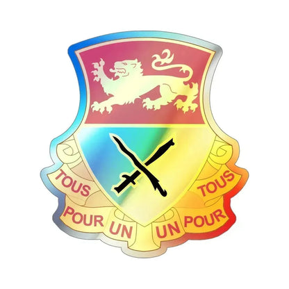 15 Cavalry Regiment (U.S. Army) Holographic STICKER Die-Cut Vinyl Decal 5 Inch Holographic - The Sticker Space