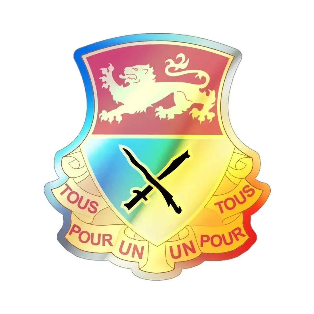 15 Cavalry Regiment (U.S. Army) Holographic STICKER Die-Cut Vinyl Decal - The Sticker Space