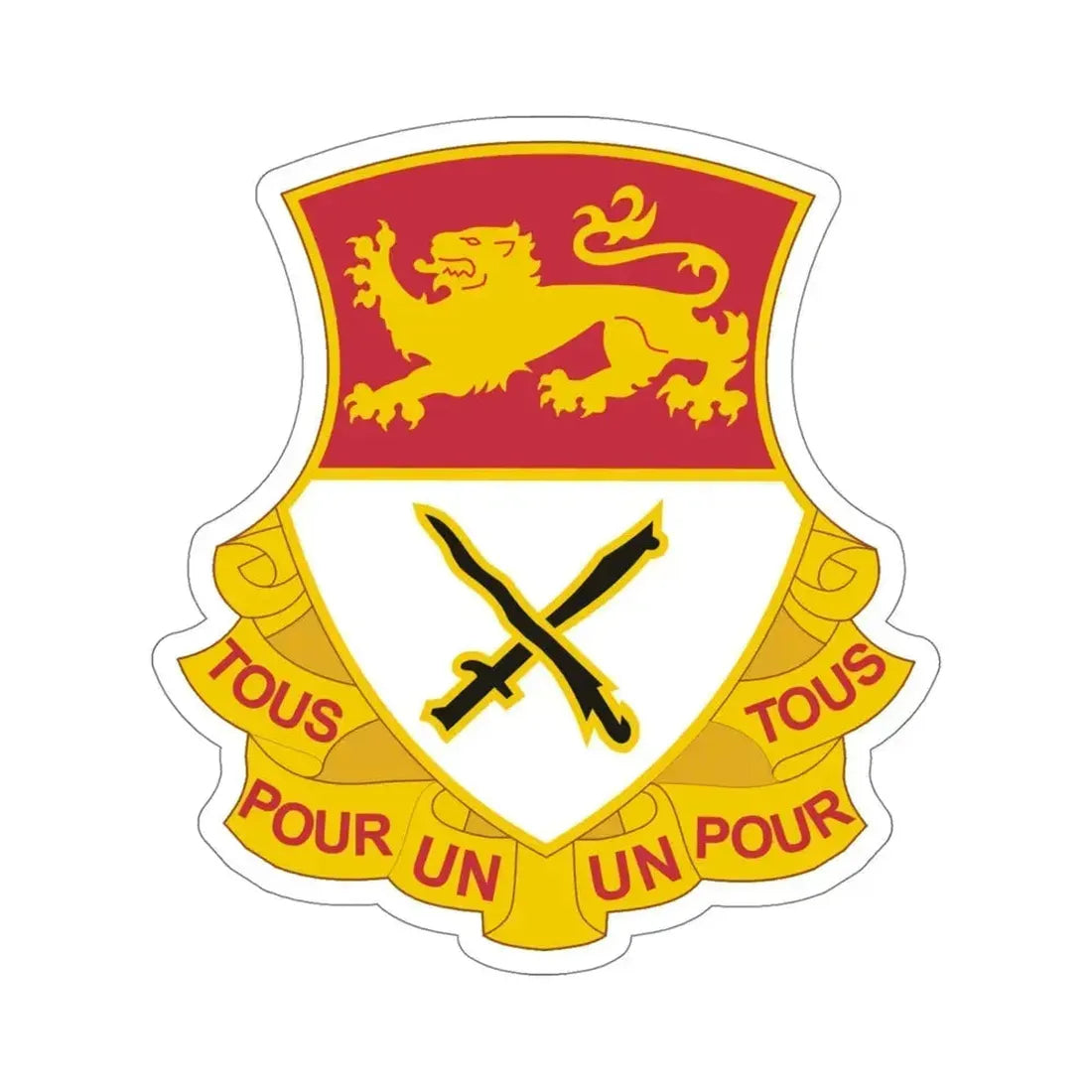 15 Cavalry Regiment (U.S. Army) STICKER Vinyl Die-Cut Decal 5 Inch - The Sticker Space