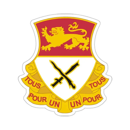 15 Cavalry Regiment (U.S. Army) STICKER Vinyl Kiss-Cut Decal 2 Inch White - The Sticker Space