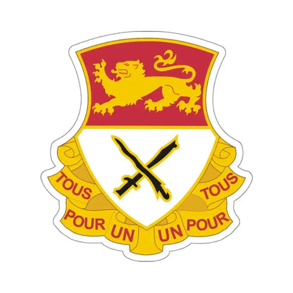 15 Cavalry Regiment (U.S. Army) STICKER Vinyl Kiss-Cut Decal 4 Inch White - The Sticker Space