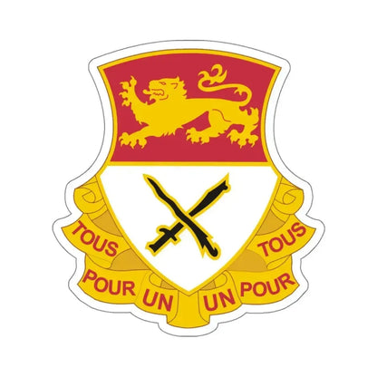 15 Cavalry Regiment (U.S. Army) STICKER Vinyl Kiss-Cut Decal 6 Inch White - The Sticker Space