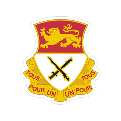 15 Cavalry Regiment (U.S. Army) Transparent STICKER Die-Cut Vinyl Decal 2 Inch - The Sticker Space
