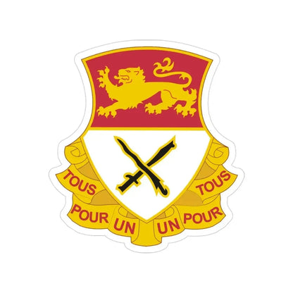 15 Cavalry Regiment (U.S. Army) Transparent STICKER Die-Cut Vinyl Decal 3 Inch - The Sticker Space