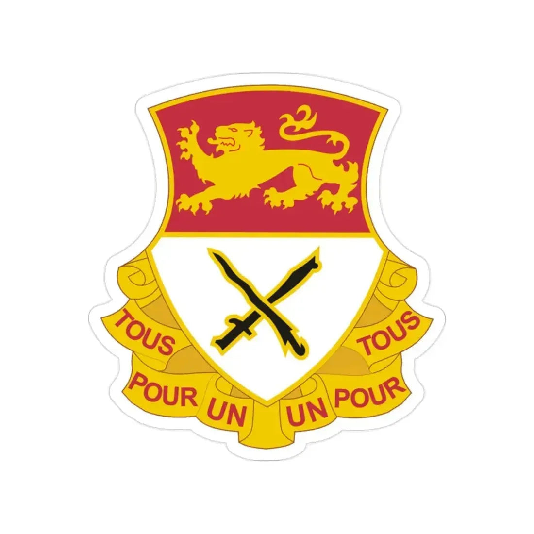 15 Cavalry Regiment (U.S. Army) Transparent STICKER Die-Cut Vinyl Decal - The Sticker Space