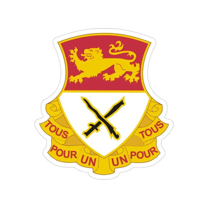15 Cavalry Regiment (U.S. Army) Transparent STICKER Die-Cut Vinyl Decal - The Sticker Space