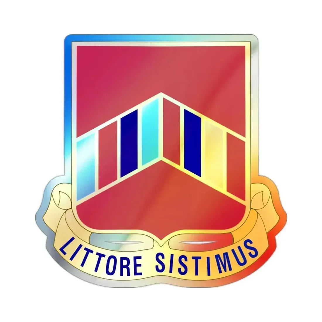 15 Coast Artillery Regiment (U.S. Army) Holographic STICKER Die-Cut Vinyl Decal 2 Inch Holographic - The Sticker Space