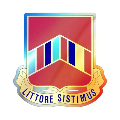 15 Coast Artillery Regiment (U.S. Army) Holographic STICKER Die-Cut Vinyl Decal 4 Inch Holographic - The Sticker Space