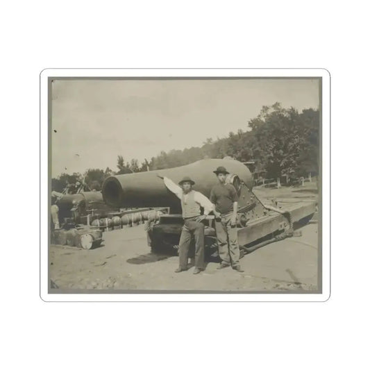 15 In. Gun Near Wash., D.C. Aug. 1865 (U.S. Civil War) STICKER Vinyl Kiss-Cut Decal 2 Inch White - The Sticker Space