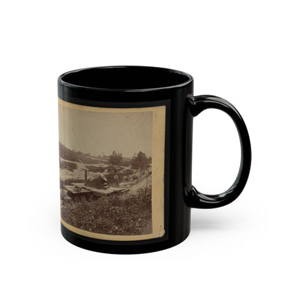 15-Inch (I.E. 13-Inch) Mortar,  Dictator  In The Works In Front Of Petersburg, Va. View From The North, September 1, 1864 (U.S. Civil War) Black Coffee Mug