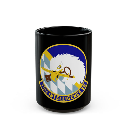 15 Intelligence Squadron ACC (U.S. Air Force) Black Coffee Mug-15oz-The Sticker Space