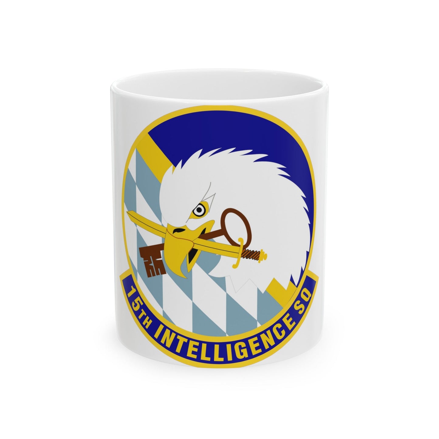 15 Intelligence Squadron ACC (U.S. Air Force) White Coffee Mug-11oz-The Sticker Space