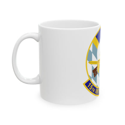 15 Intelligence Squadron ACC (U.S. Air Force) White Coffee Mug-The Sticker Space