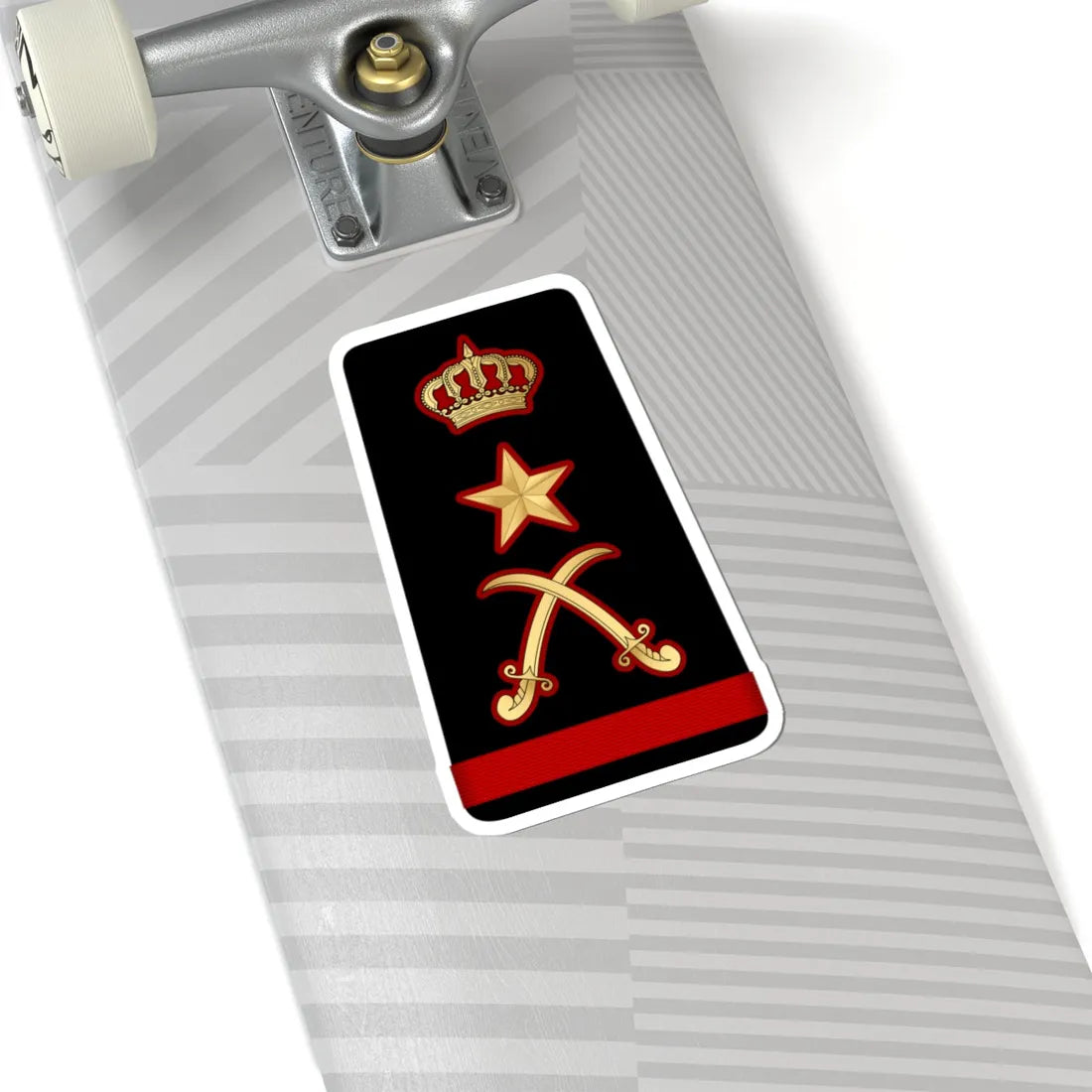 15. KNF LG (Kuwait) (Military Rank) STICKER Vinyl Kiss-Cut Decal - The Sticker Space