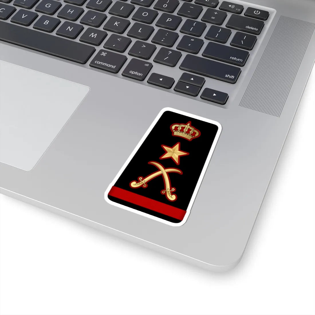 15. KNF LG (Kuwait) (Military Rank) STICKER Vinyl Kiss-Cut Decal - The Sticker Space