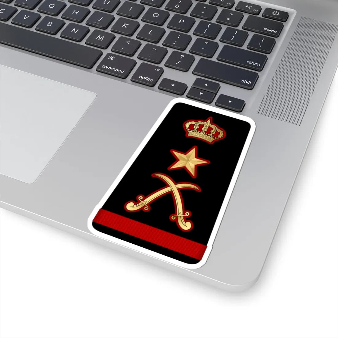 15. KNF LG (Kuwait) (Military Rank) STICKER Vinyl Kiss-Cut Decal - The Sticker Space