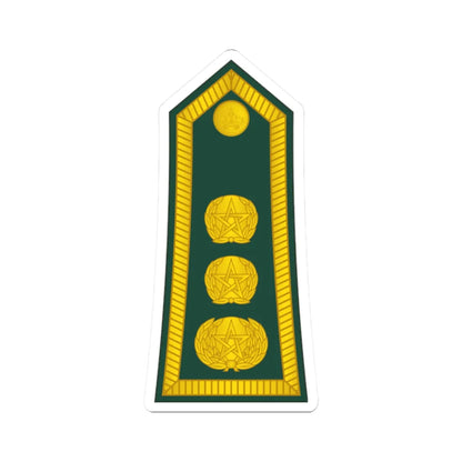 15 Moroccan Army COL (Morocco) (Military Rank) STICKER Vinyl Kiss-Cut Decal 2 Inch White - The Sticker Space