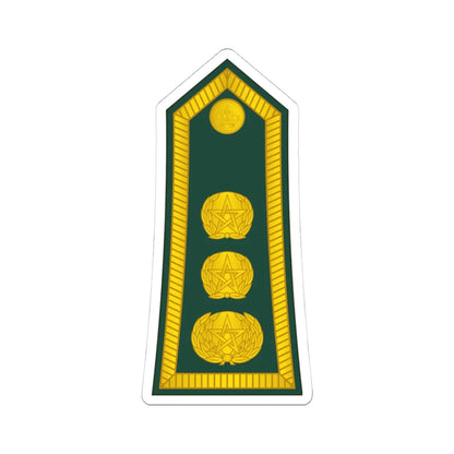 15 Moroccan Army COL (Morocco) (Military Rank) STICKER Vinyl Kiss-Cut Decal 4 Inch White - The Sticker Space