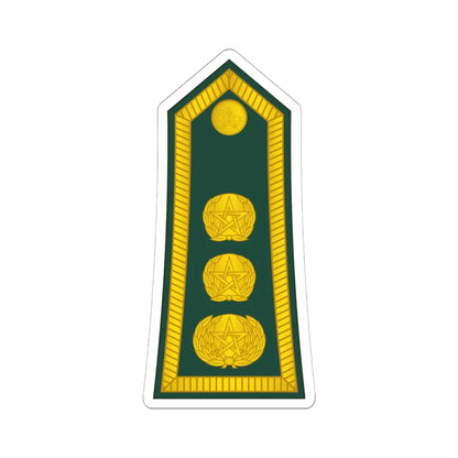 15 Moroccan Army COL (Morocco) (Military Rank) STICKER Vinyl Kiss-Cut Decal 6 Inch White - The Sticker Space