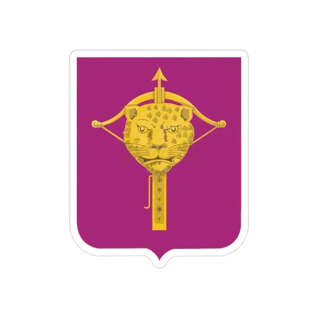 15 Ordnance Battalion 2 (U.S. Army) REVERSE PRINT Transparent Die-Cut STICKER 2 Inch Die-Cut Transparent - The Sticker Space