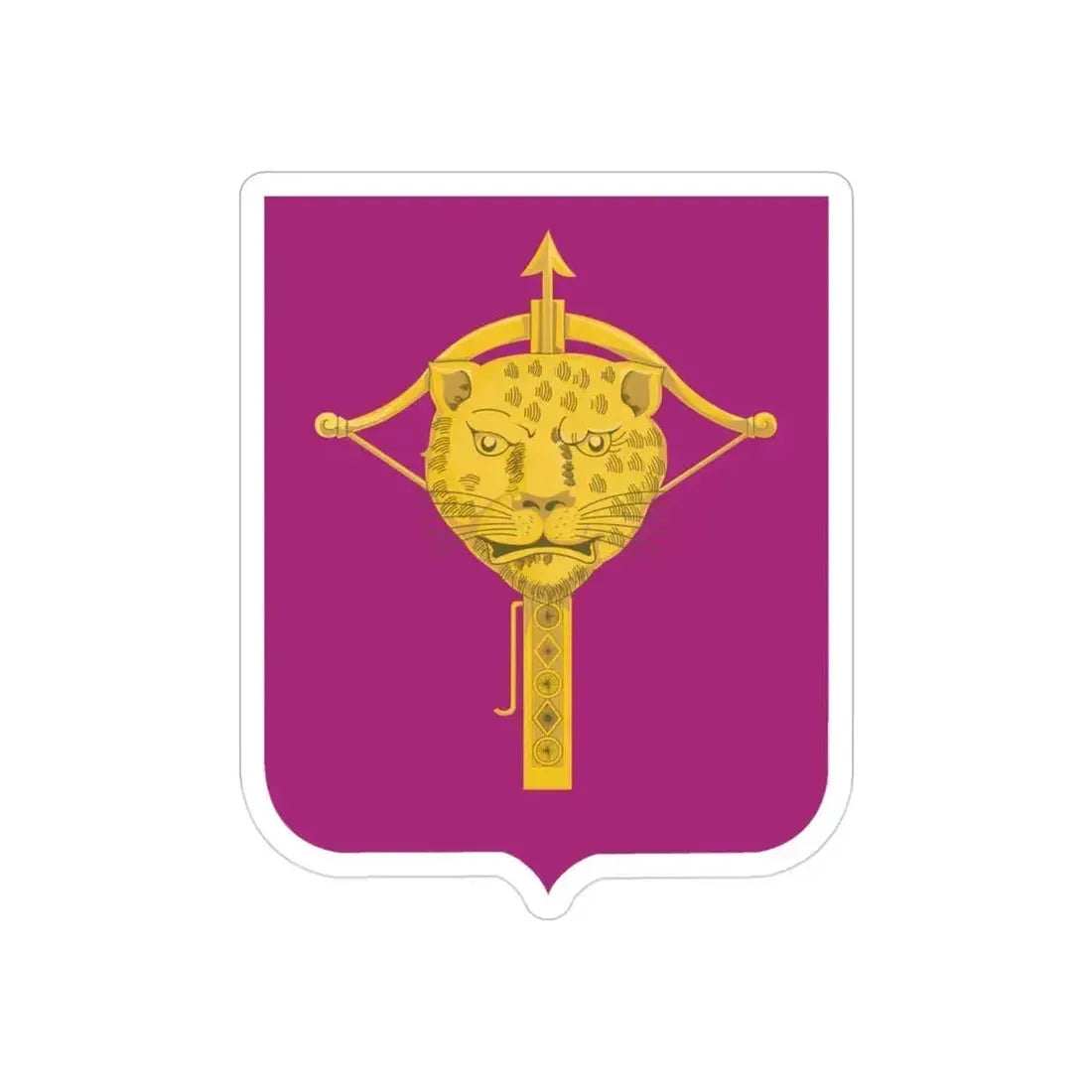 15 Ordnance Battalion 2 (U.S. Army) REVERSE PRINT Transparent Die-Cut STICKER 3 Inch Die-Cut Transparent - The Sticker Space