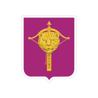 15 Ordnance Battalion 2 (U.S. Army) REVERSE PRINT Transparent Die-Cut STICKER 4 Inch Die-Cut Transparent - The Sticker Space