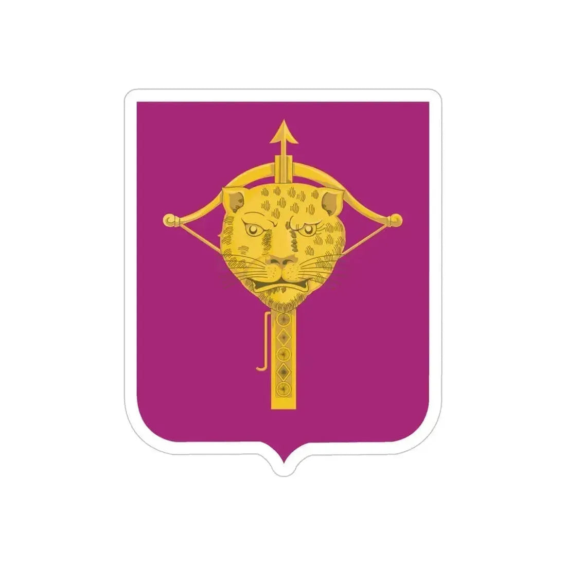 15 Ordnance Battalion 2 (U.S. Army) REVERSE PRINT Transparent Die-Cut STICKER 6 Inch Die-Cut Transparent - The Sticker Space