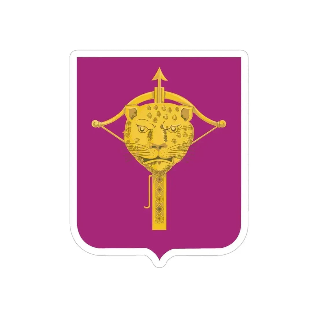 15 Ordnance Battalion 2 (U.S. Army) REVERSE PRINT Transparent Die-Cut STICKER - The Sticker Space