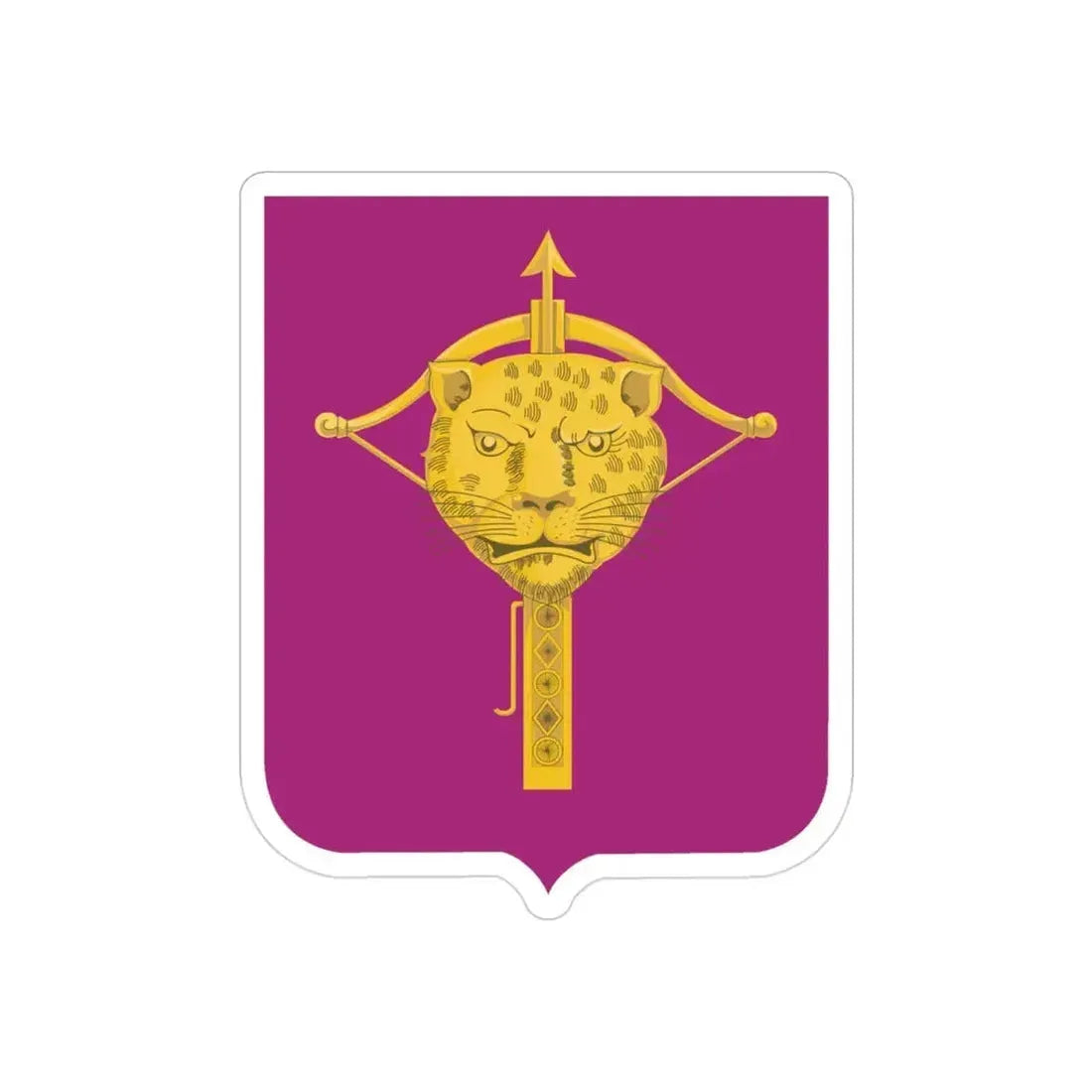 15 Ordnance Battalion 2 (U.S. Army) REVERSE PRINT Transparent Die-Cut STICKER - The Sticker Space