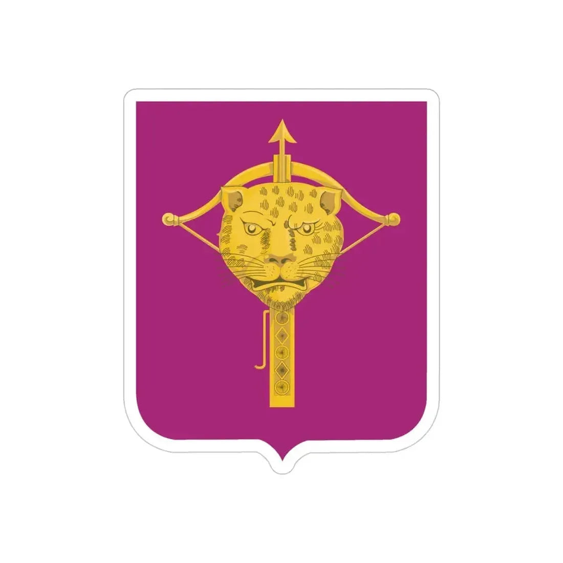 15 Ordnance Battalion 2 (U.S. Army) REVERSE PRINT Transparent Die-Cut STICKER - The Sticker Space