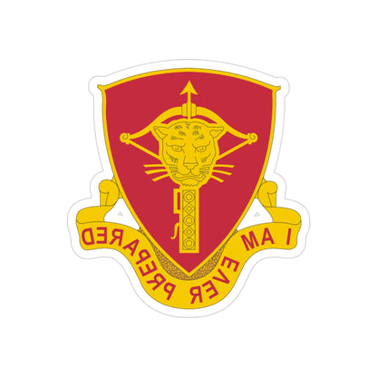 15 Ordnance Battalion (U.S. Army) REVERSE PRINT Transparent STICKER-3" × 3"-The Sticker Space